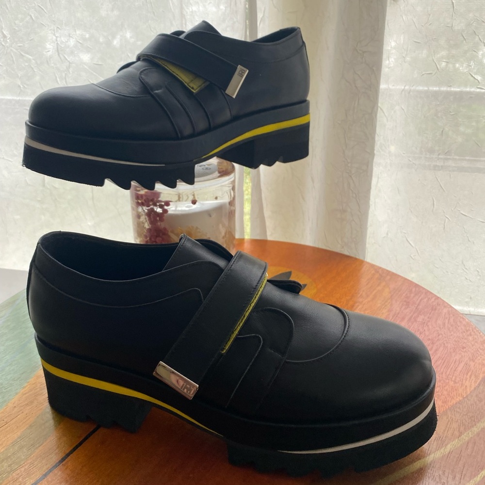 iRi DAAN Black Leather Loafers Size 37.5 UK / 7.5US - Picture 10 of 16